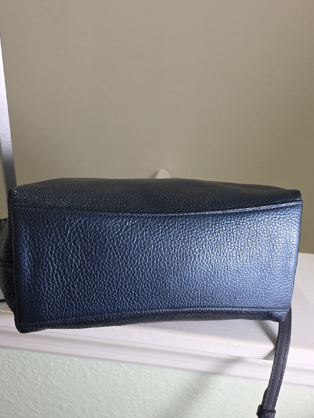 COACH F38877 Mini Emma Satchel/Crossbody In Metallic Navy NWOT - Picture 10 of 17